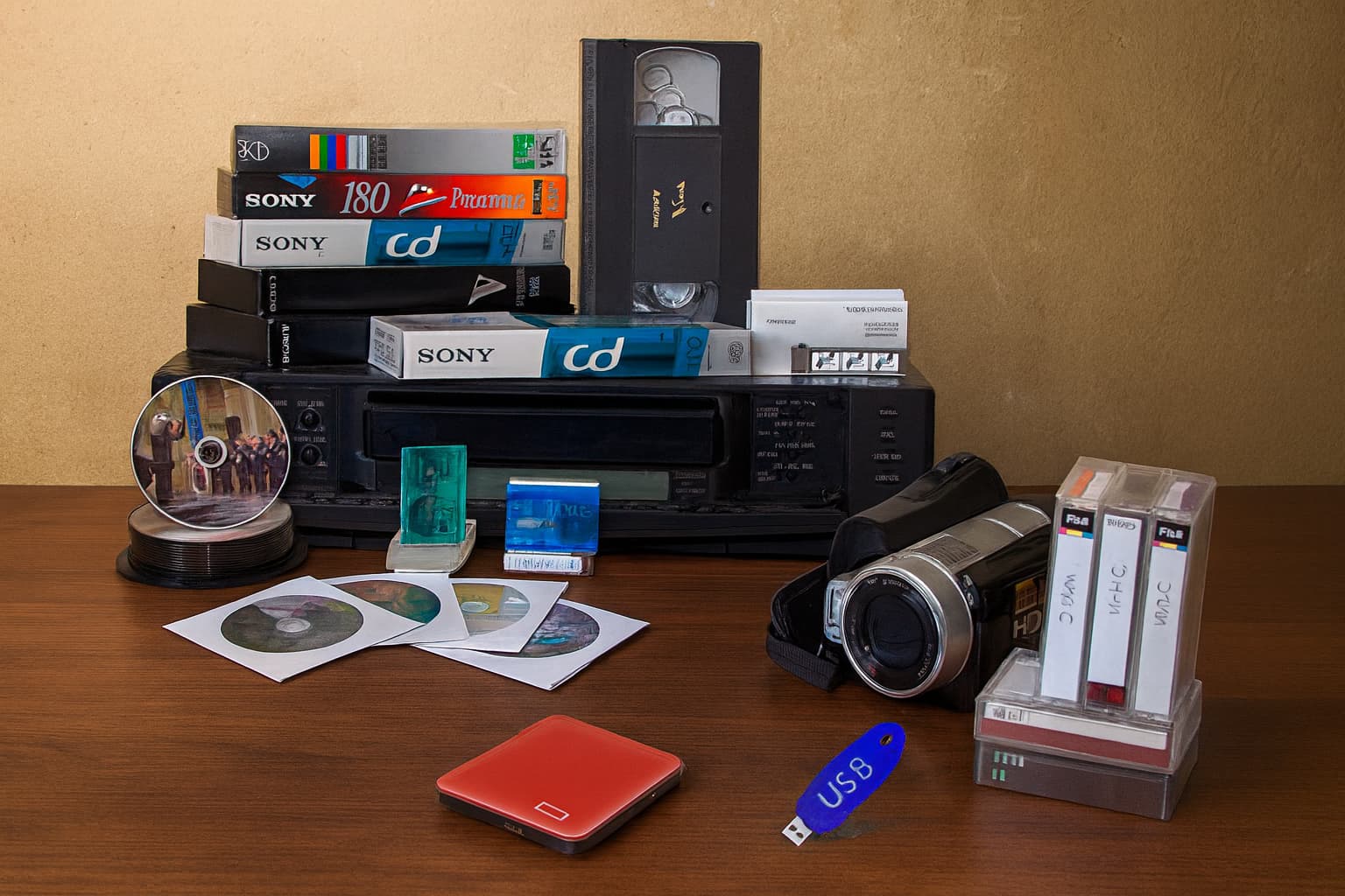 Oude VHS videobanden en cameratapes digitaliseren